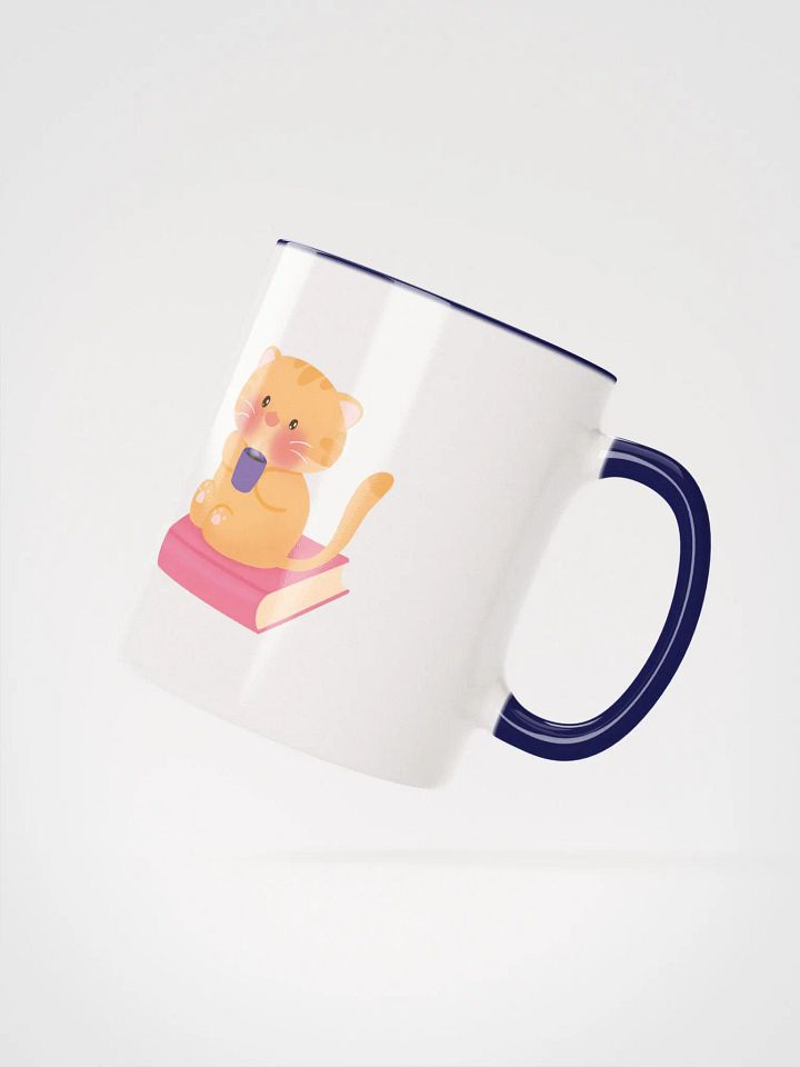 Books, Coffee & Cat Ceramic Mug product image (2)