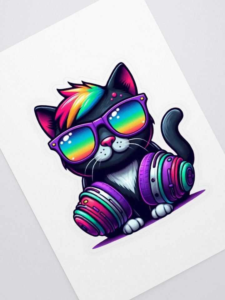 Cool Cat sticker product image (1)