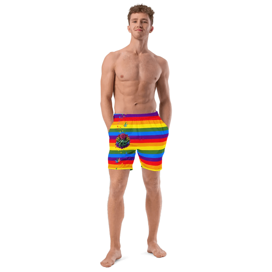 PRIDE Cthulhu Royalty Swim Shorts product image (10)