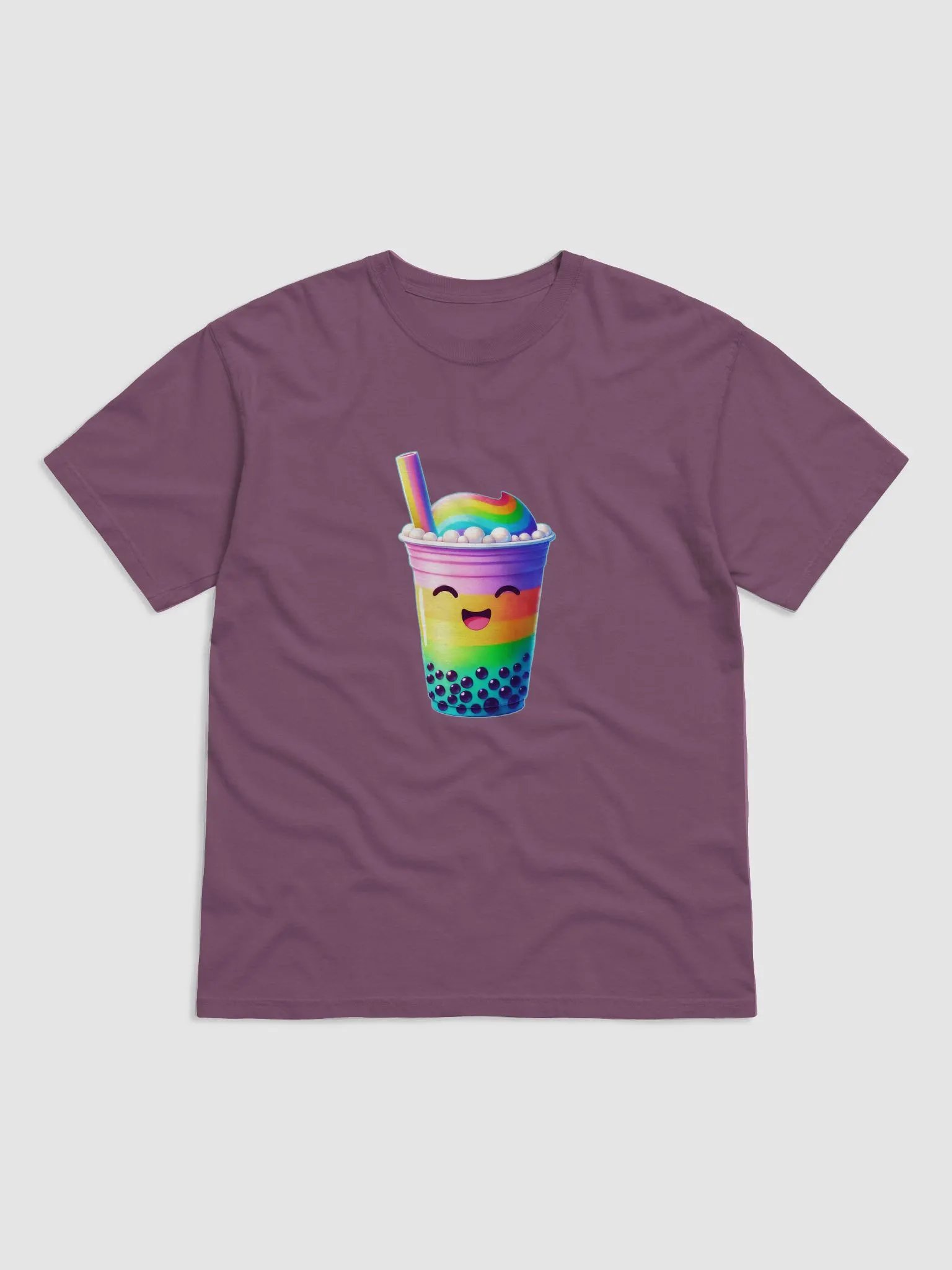 Rainbow Bubble Tea Happiness T-Shirt product image (2)