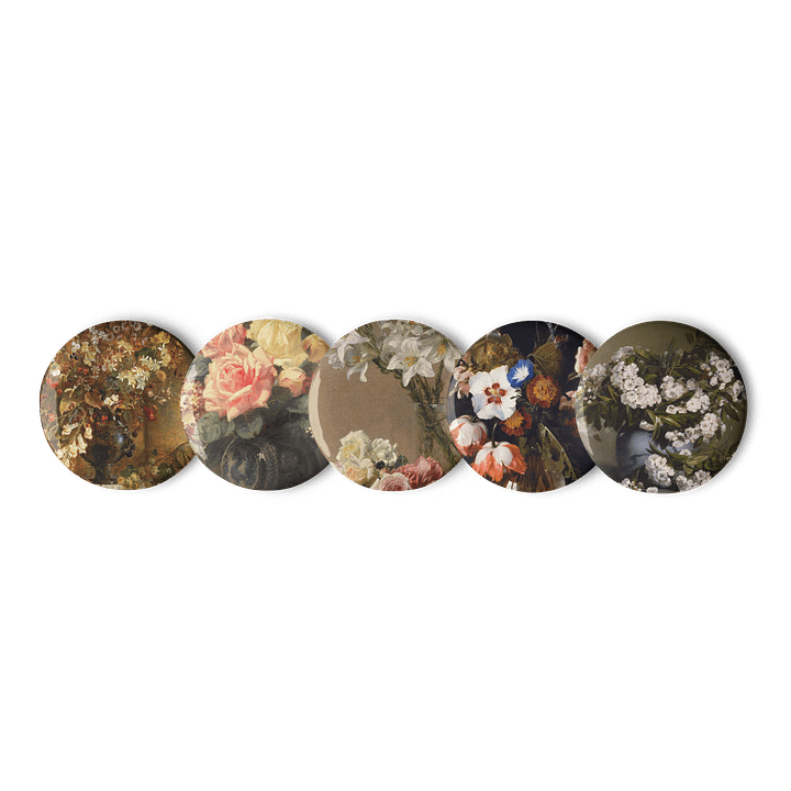 Floral Art Pins – Vintage-Inspired Blooms by Dr. Mac Garden Style product image (1)