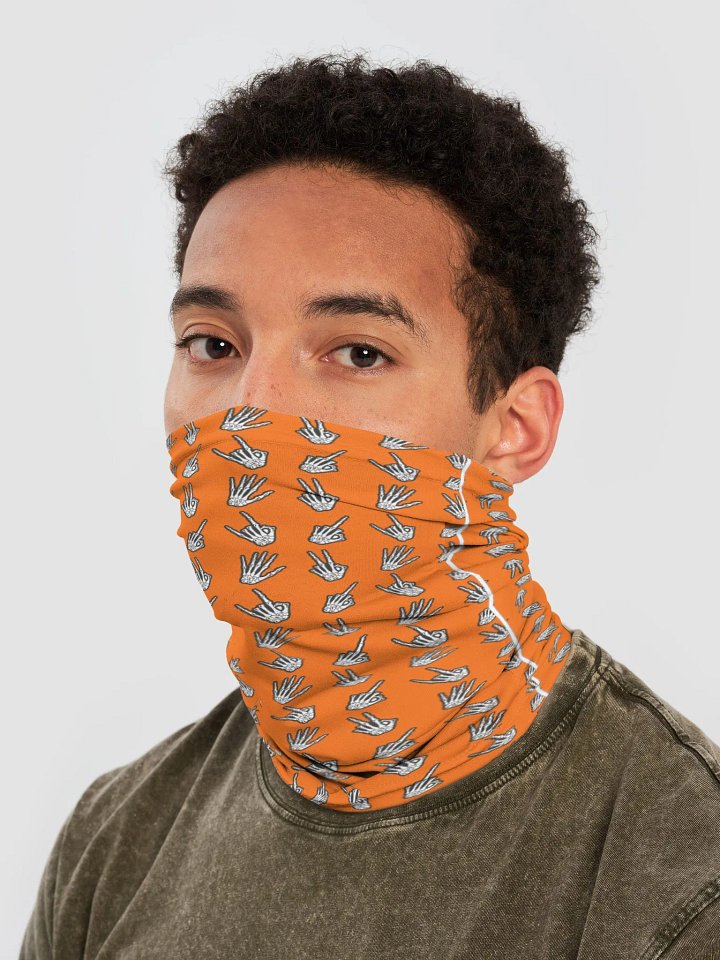 Bone Zone pattern neck gaiter product image (2)