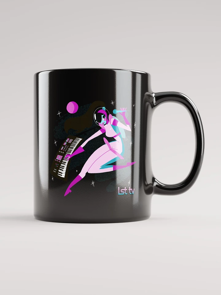 Astro-Synthpop Cutie Mug (Black) product image (1)