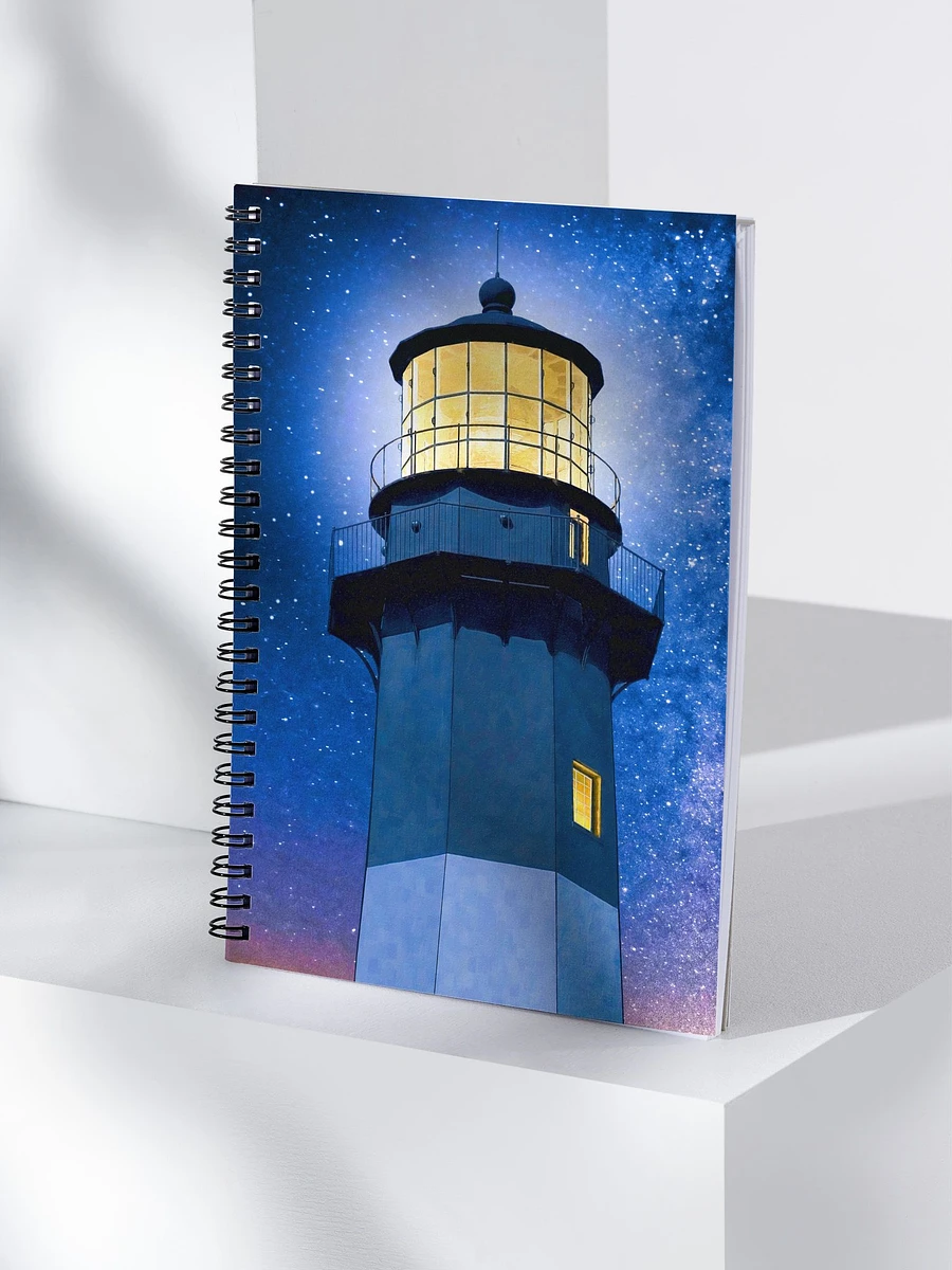 Tybee Island Lighthouse - Starry Night Spiral Notebook product image (4)
