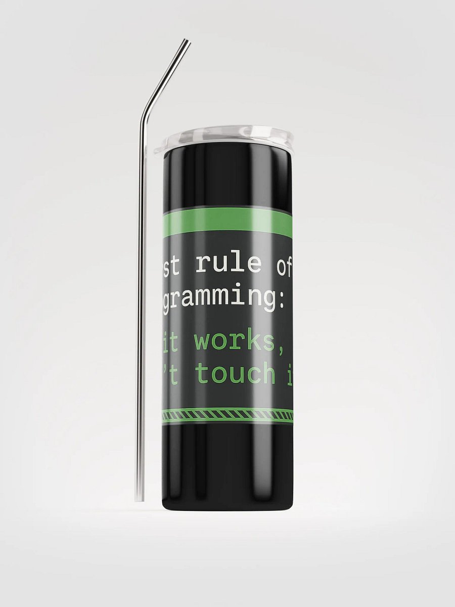 1st Rule of Programming Stainless Steel Tumbler product image (1)