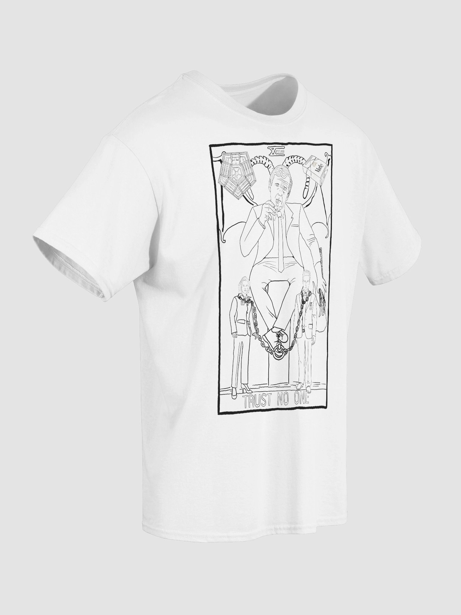 Cigarette Smoking Man Devil Tarot Card Shirt Minimalist product image (4)