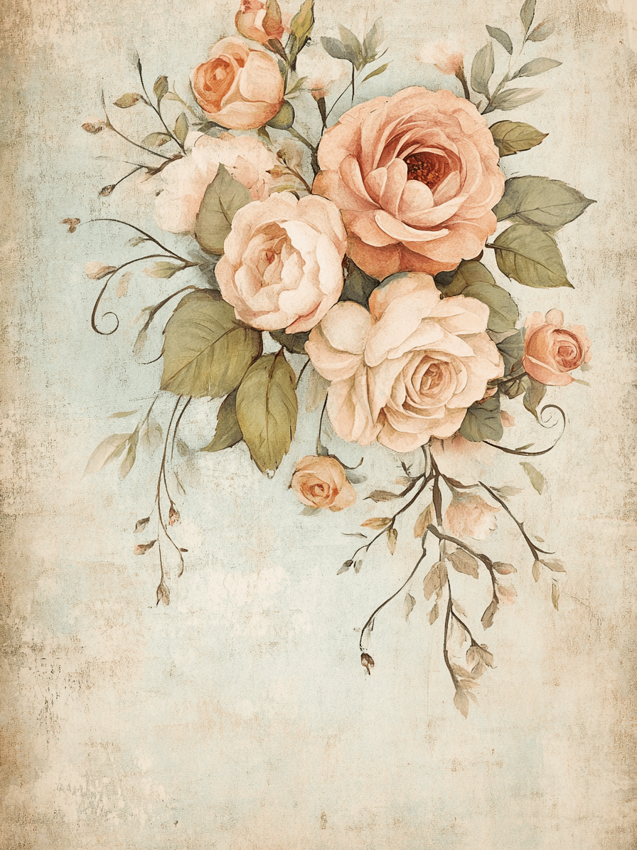 Floral Patterns 100 Images Bundle + 2 Free Cards Digital Download product image (7)