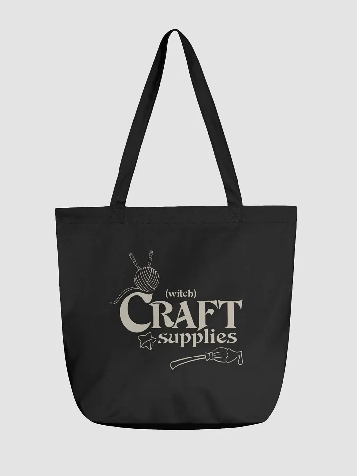 (Witch) Craft Supplies Eco Cotton Tote Bag - Black product image (1)