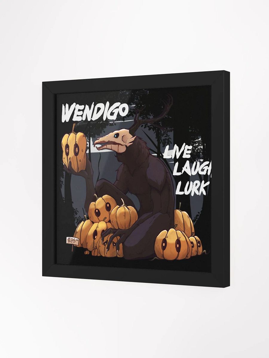 Wendigo poster with wooden frame product image (2)