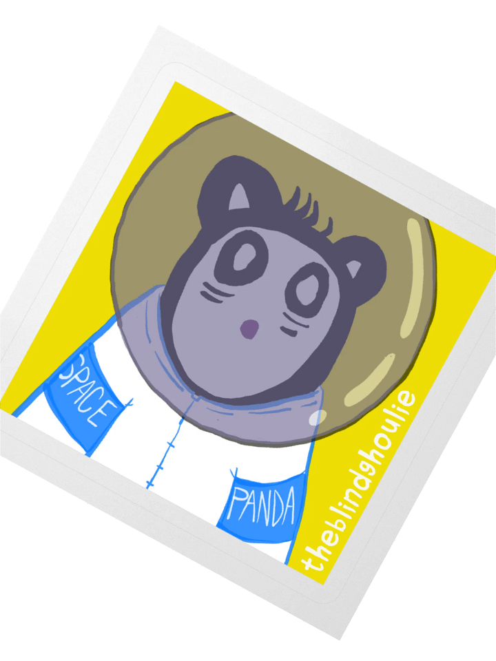 TBG Space Panda Logo Sticker product image (2)