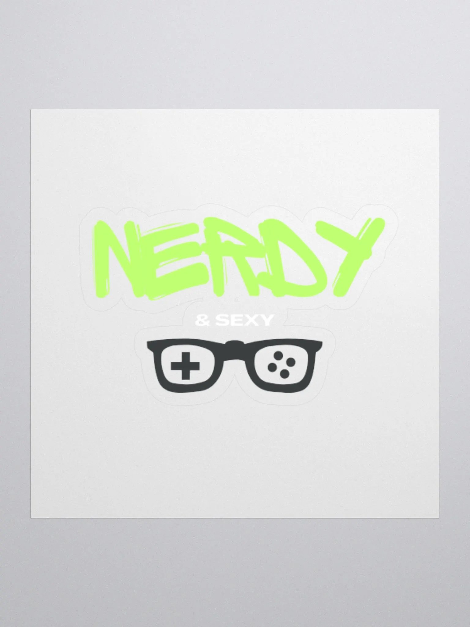Nerdy & Sexy Kiss Sticker product image (1)