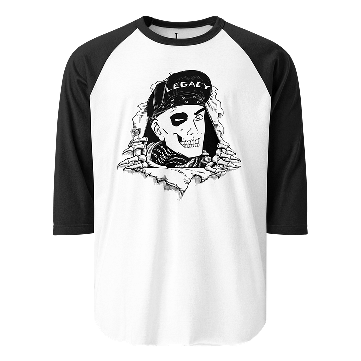 Legacy Ripper Raglan | White/Black product image (1)
