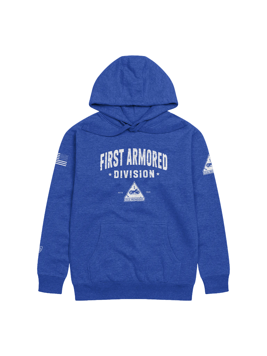 1st Armored Division - Old Ironsides "Distressed" Hoodie product image (3)