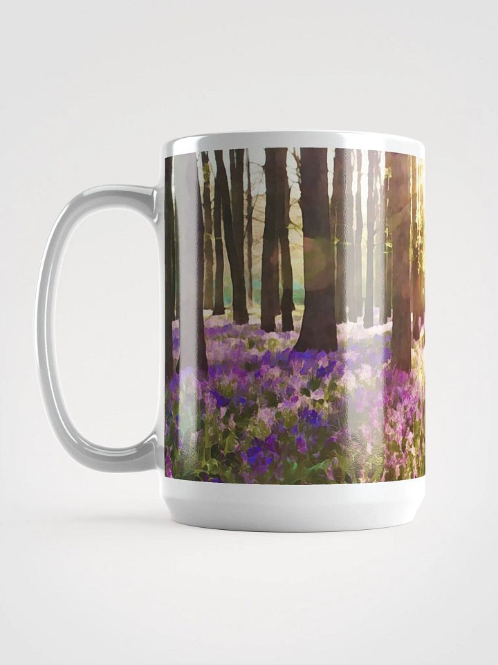 Abstract Graphic | White Coffee Mug | Springtide Treescape product image (1)