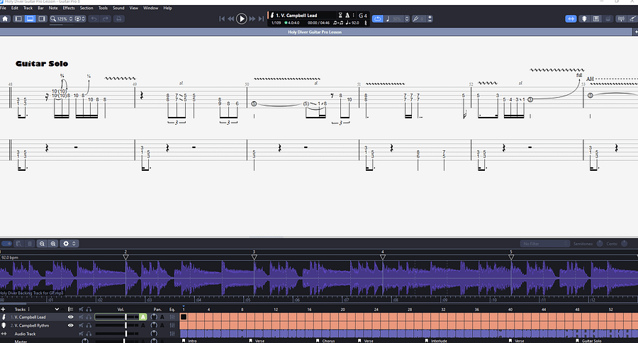 Holy Diver PDF TAB + Backing Track MP3 product image (3)