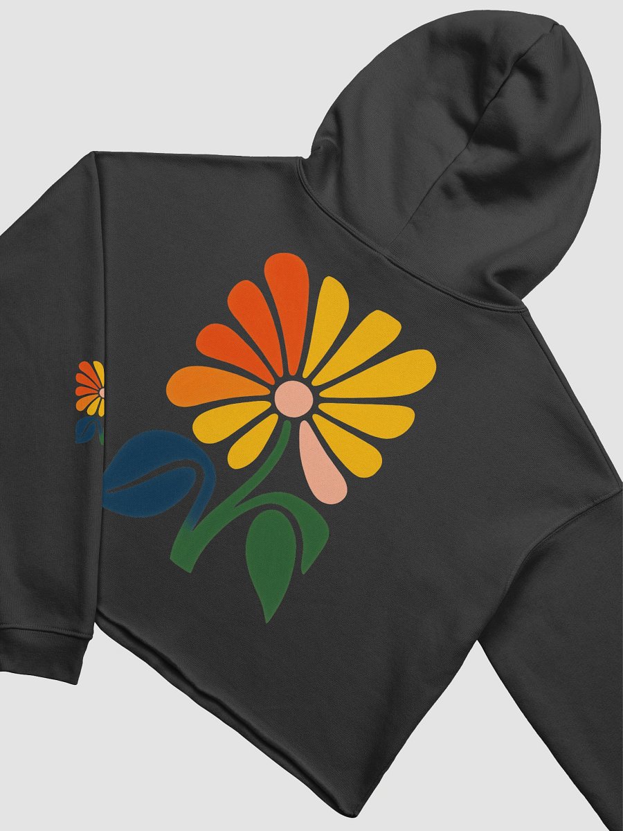 Stylized Bloom Cropped Hoodie product image (24)