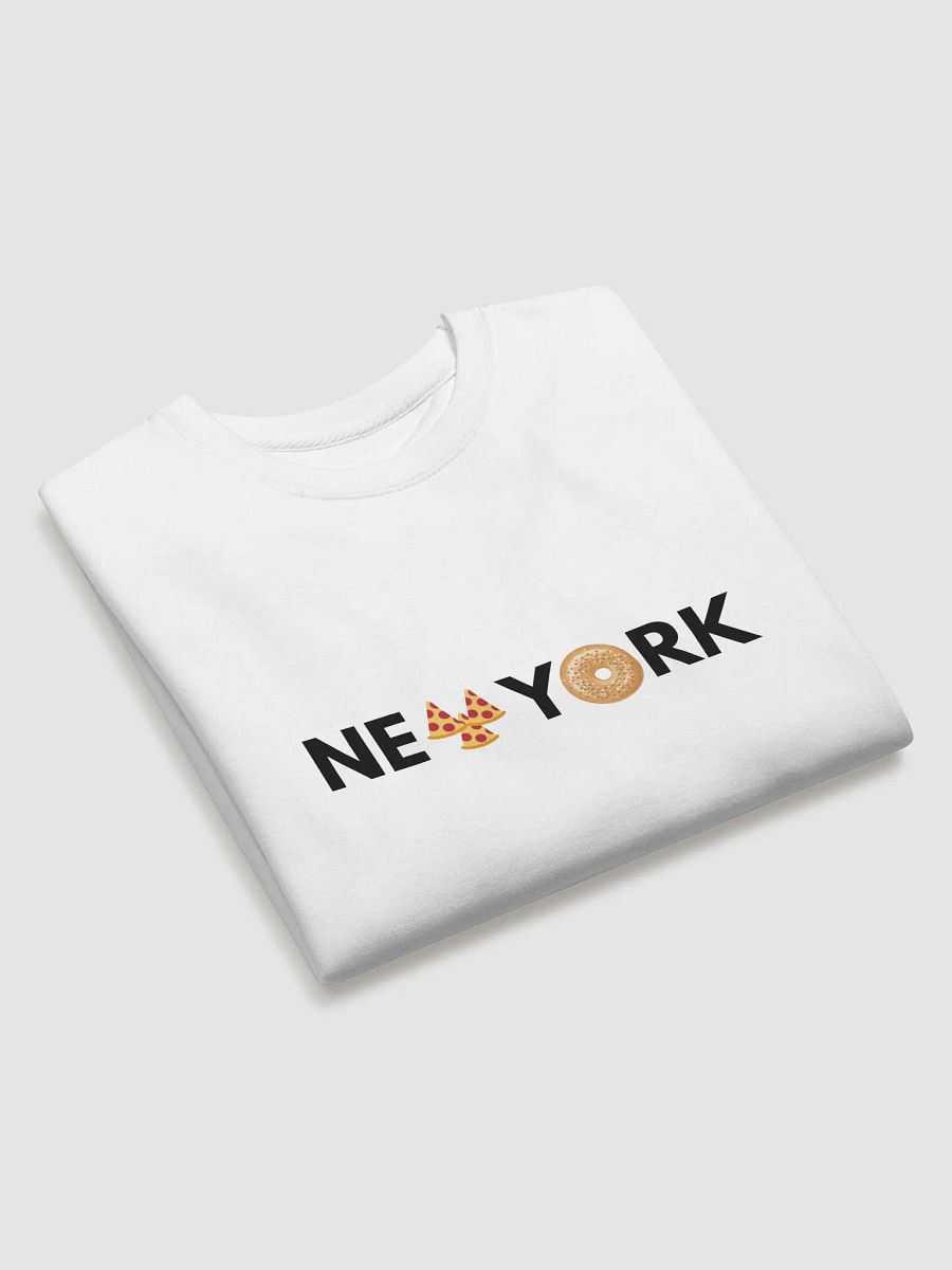 New York Pizza Bagel Crew White product image (3)
