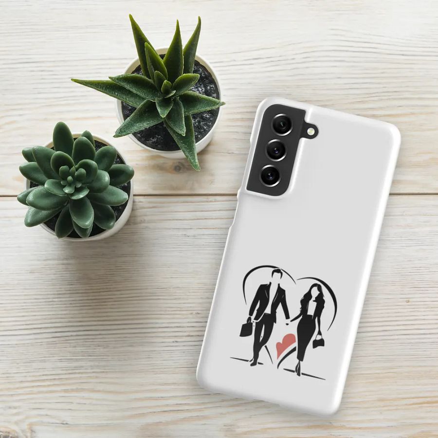 Modern Love Logo Snap Case for Samsung (White) product image (5)