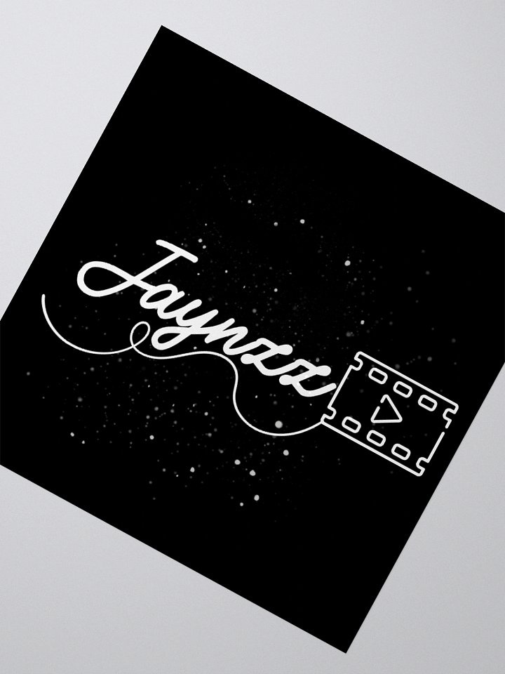 Cinematic Script Kiss Cut Sticker product image (2)