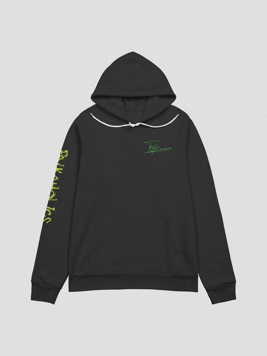 T4P Hoodie Black/Yellow-Green (Bella+Canvas Supersoft) product image (1)
