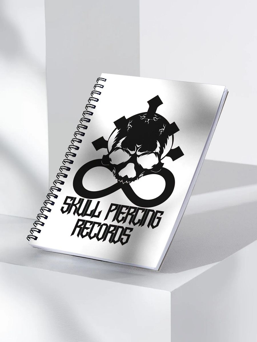 Skull Piercing Records Spiral Notebook product image (3)