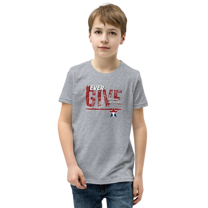 Austin Wranglers Kids Never Give Up Tee product image (9)