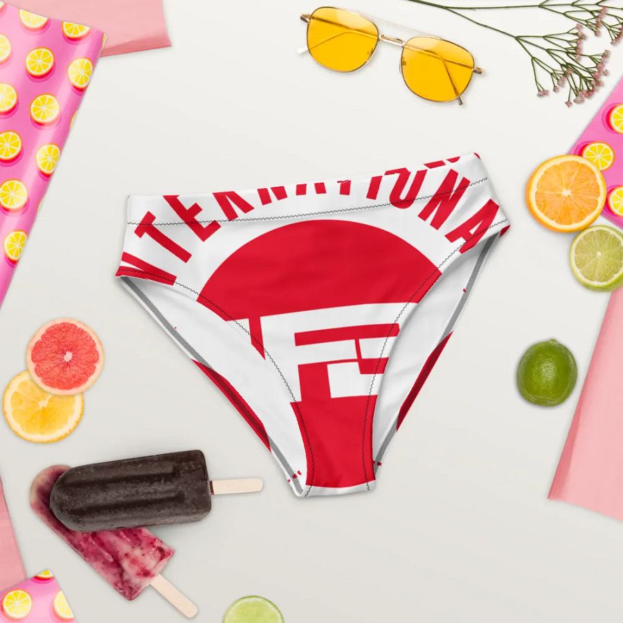 IFBNewsfeed.Org's All-Over Print Recycled High Waisted Bikini Bottom product image (11)