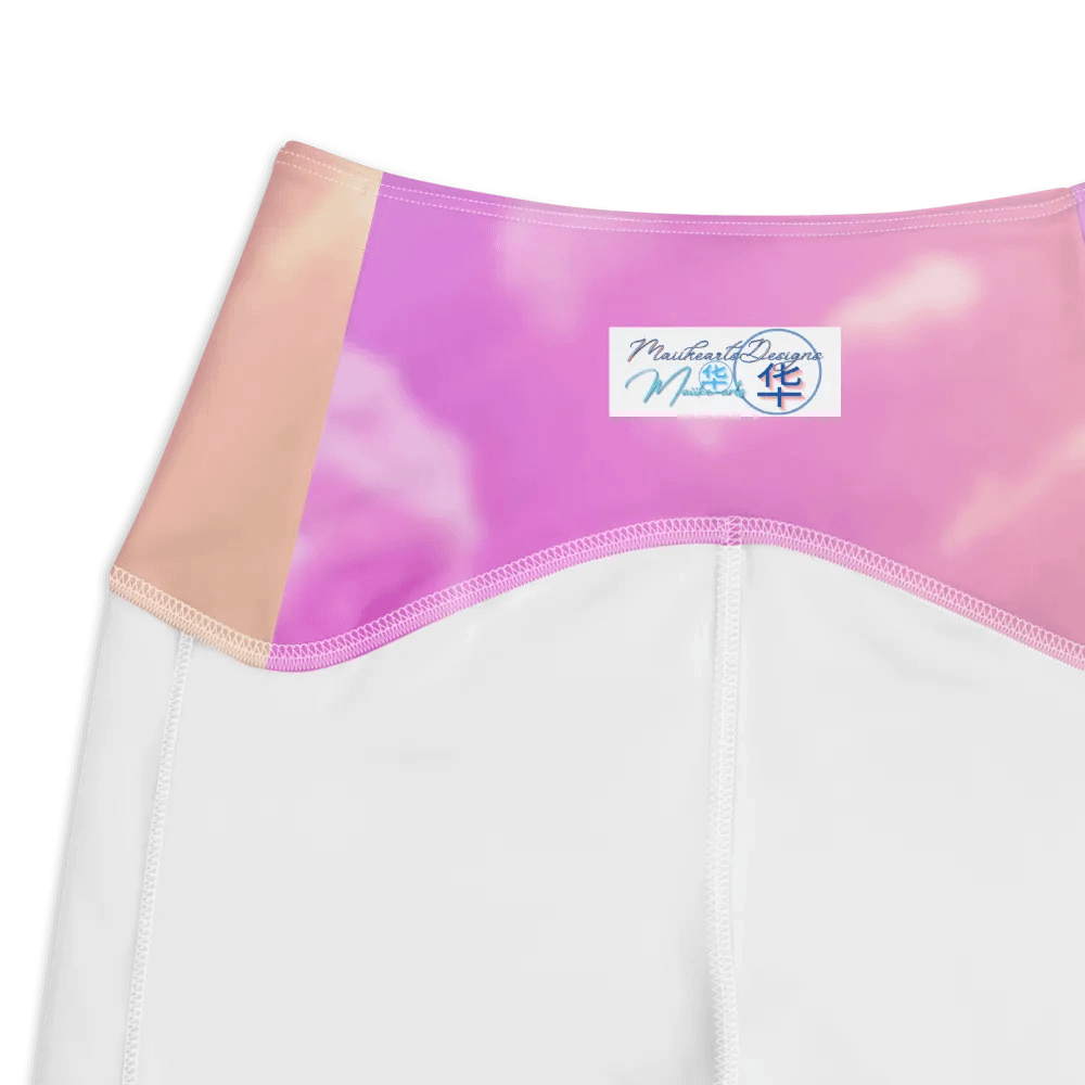 Blur cloud rainbow Design Leggings with Pocket - V7 product image (7)