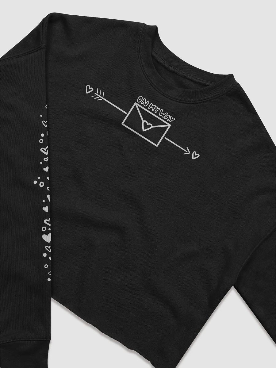 Letters On My Way Cropped Crewneck product image (3)