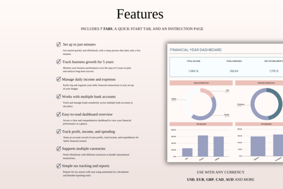 Small Business Bookkeeping Spreadsheet product image (2)