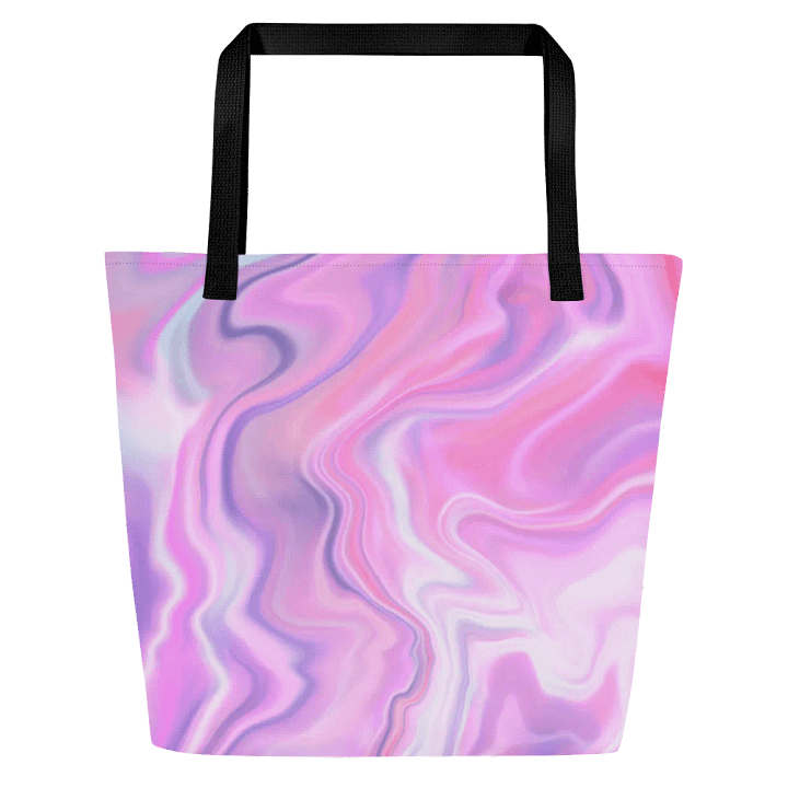 Lavender Swirl - Pastel Dreamscape Tote Bag product image (1)