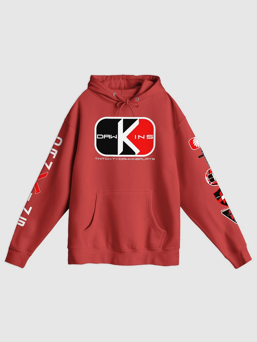 Dawkins Super Soft Hoodie with Badges and Sleeve (Red) product image (1)