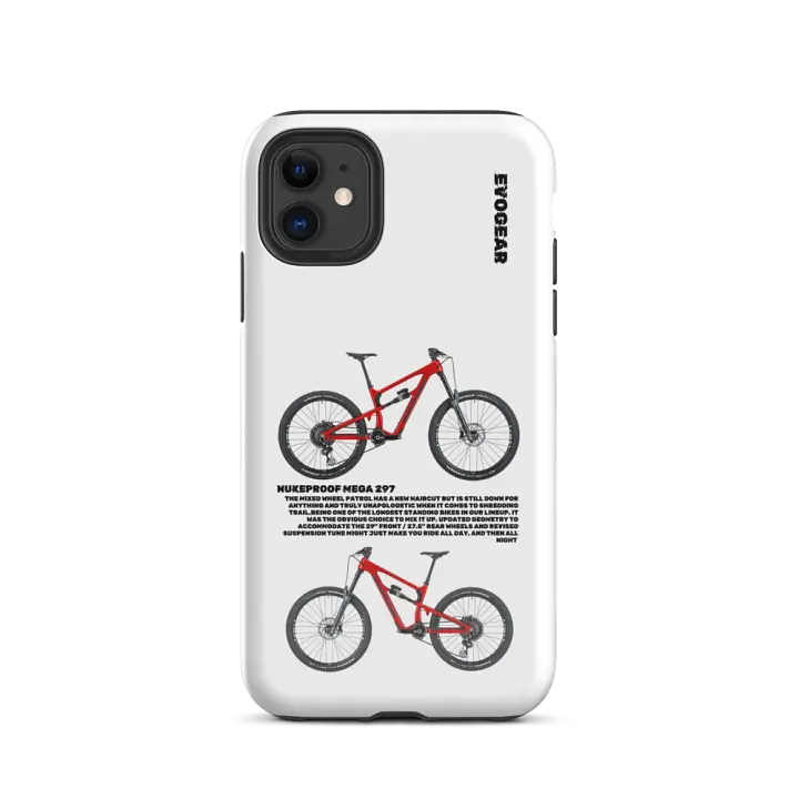 White Mega 297 iPhone Case product image (47)