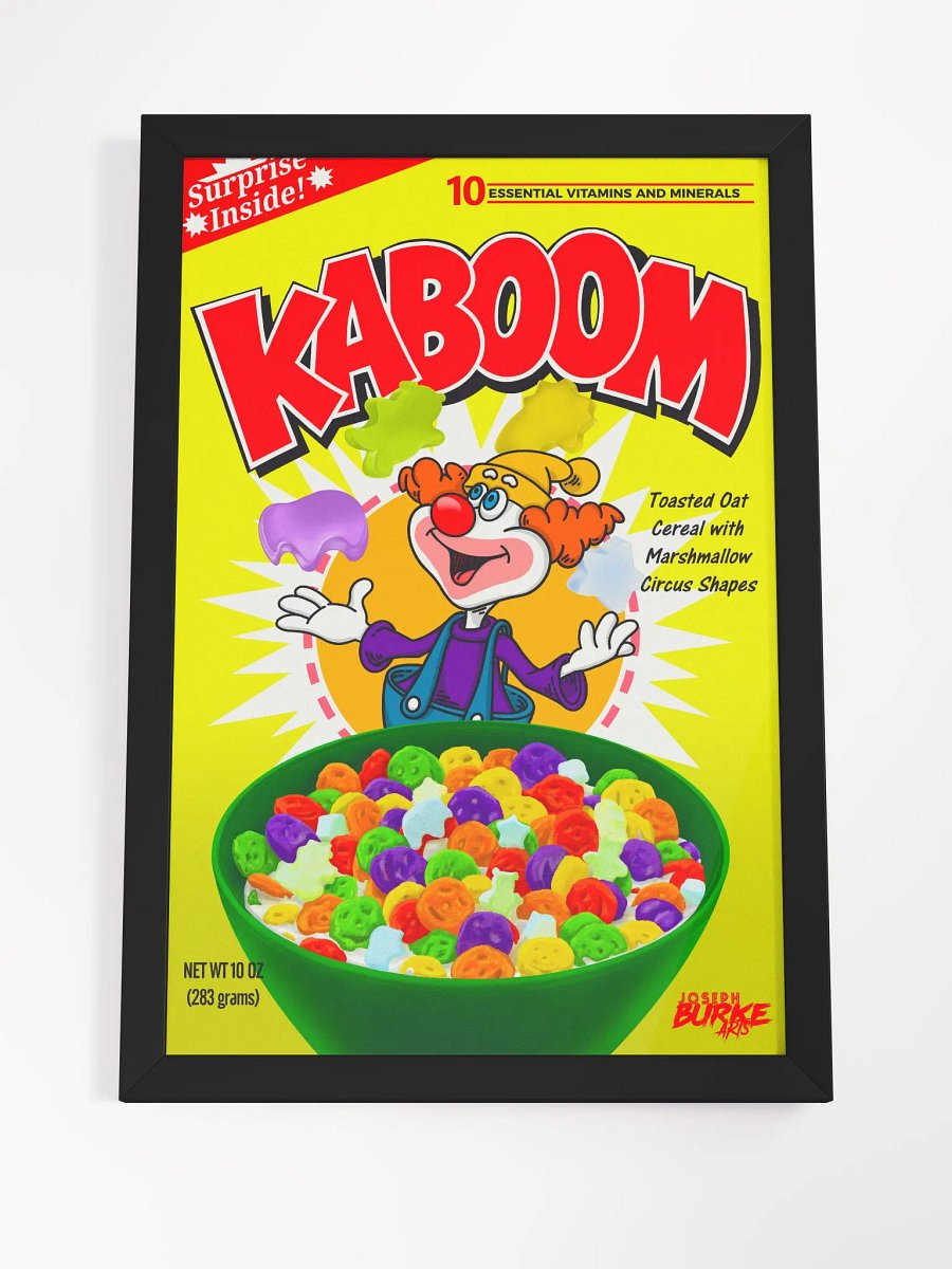 🥣 Saturday Morning Breakfast Kaboom! Framed Print 🥣 product image (4)