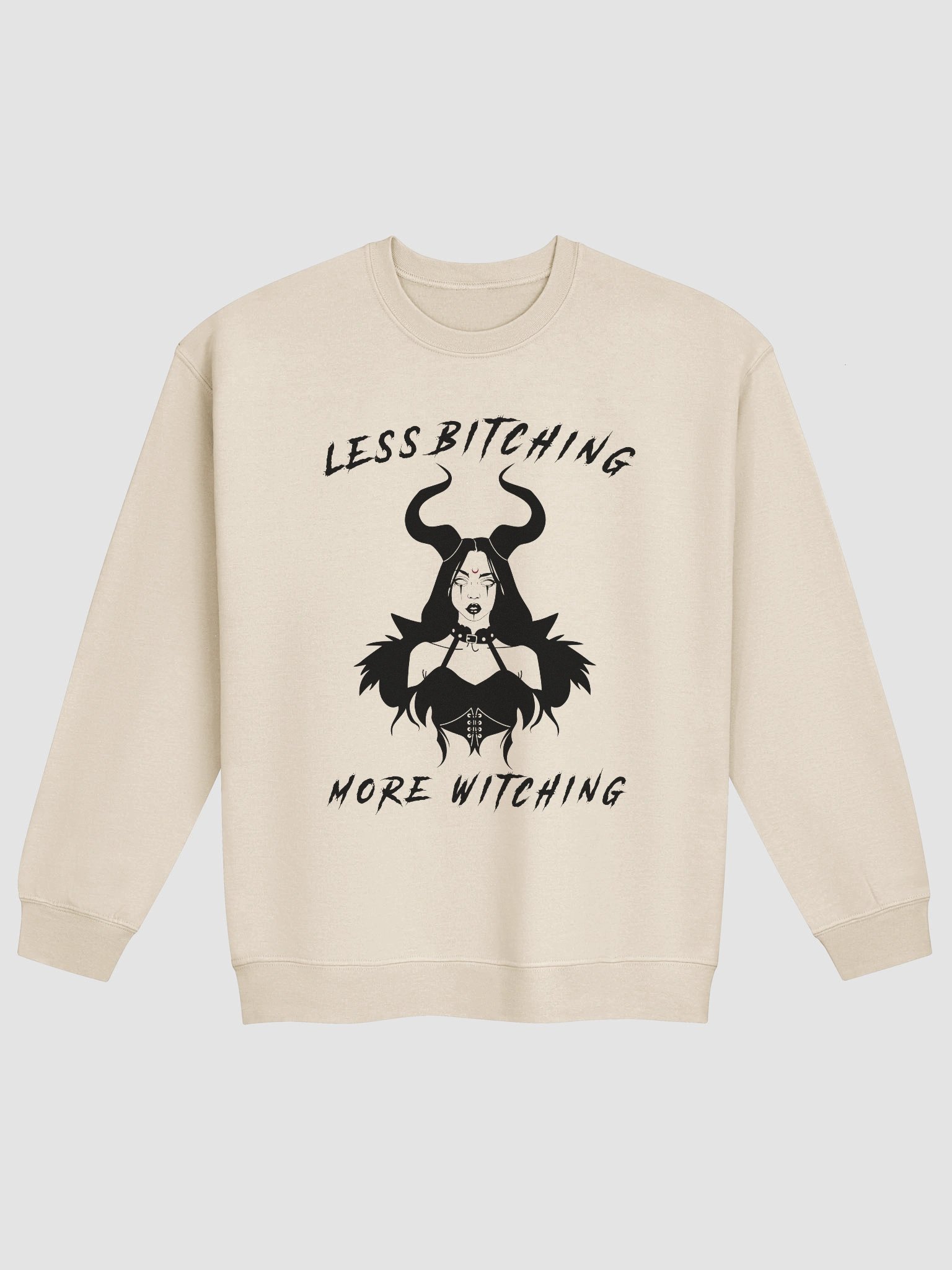 Less bitching more witching Crewneck product image (2)
