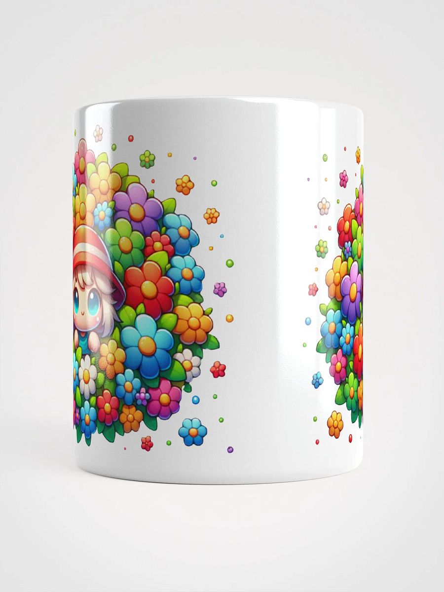 Cute Flower Girl Ceramic Mug product image (5)
