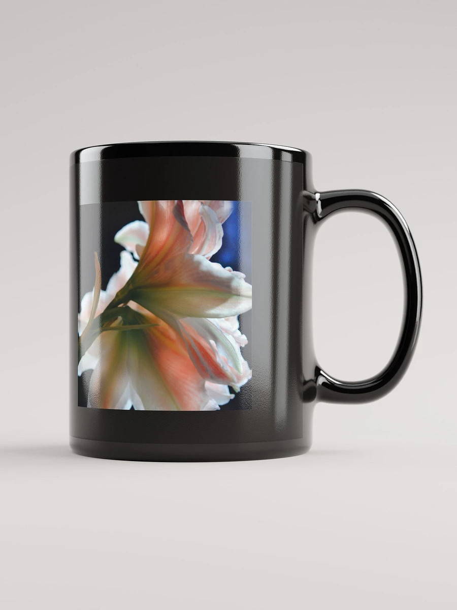 Amaryllis In The Light Black Coffee Mug product image (1)