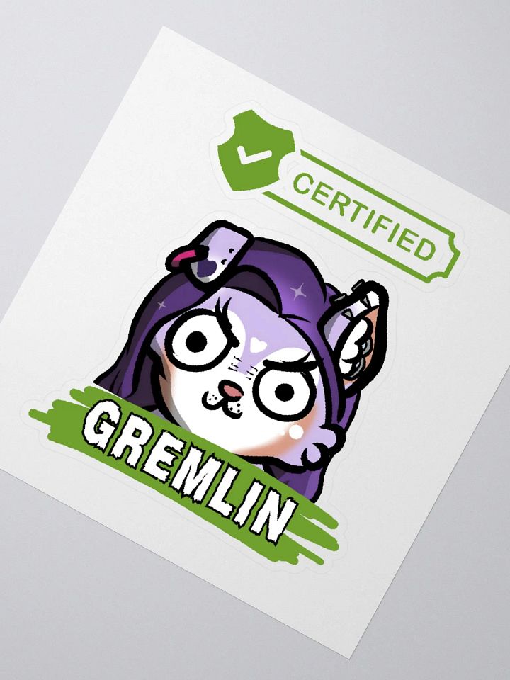 Certified Gremlin Sticker product image (5)
