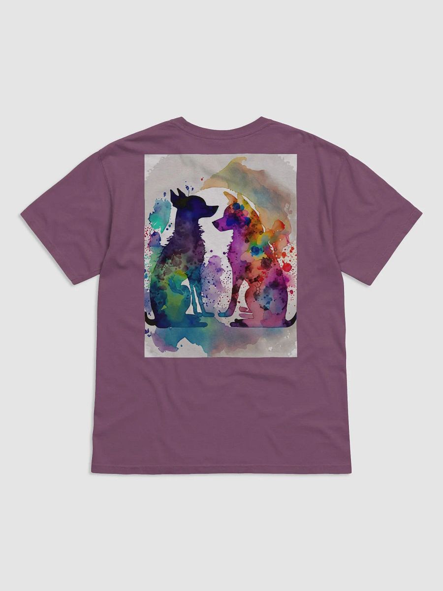 Deep Connection: Watercolor Dog & Cat T-Shirt by Wear Your Values product image (27)