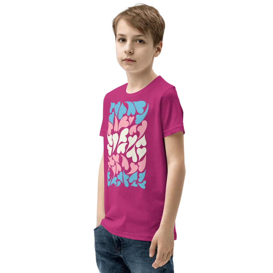 Nestled PRIDE Transgender T-shirt (Youth) product image (33)