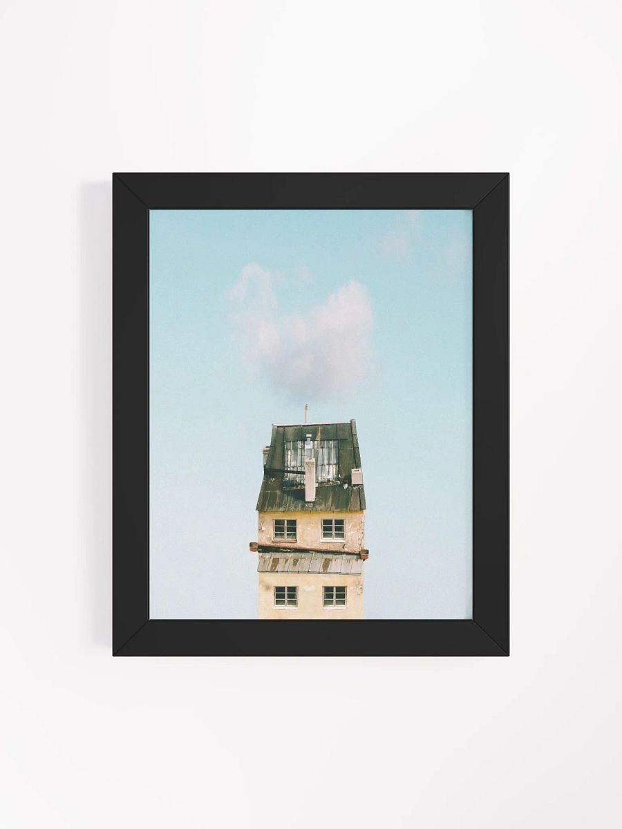 Whimsical Cloudscape: Framed Matte Poster product image (19)