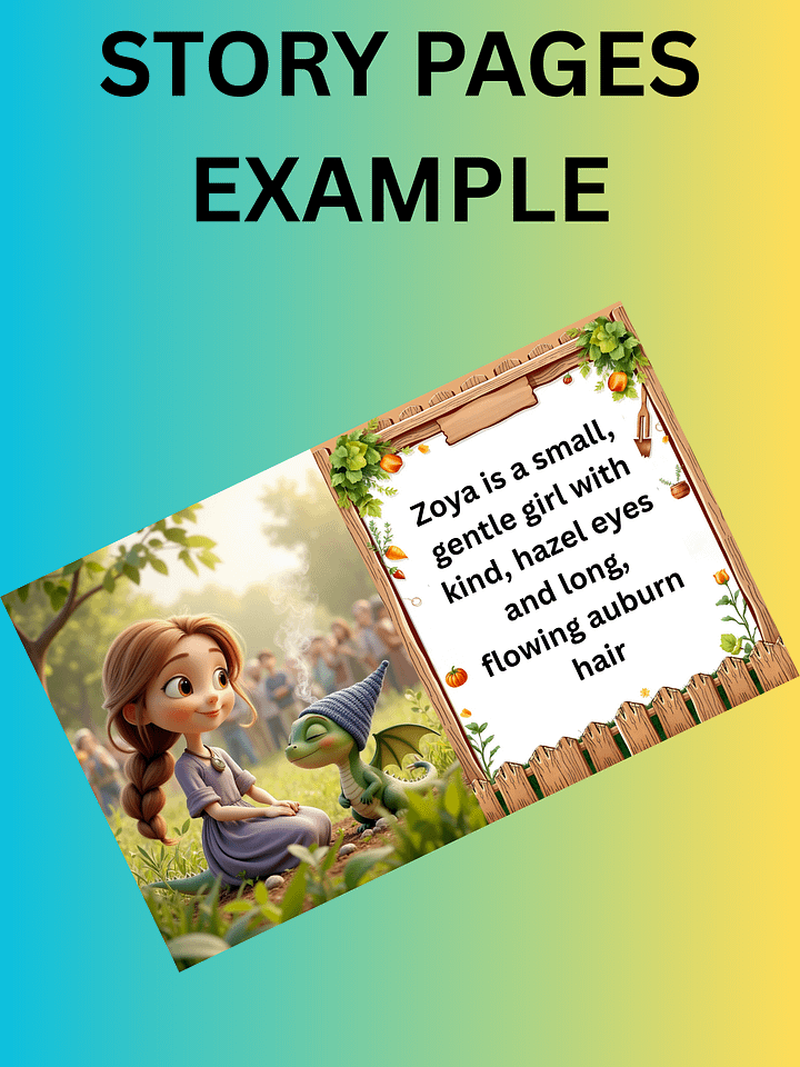 Bedtime Story for Kids | Zoya & a Baby Dragon | Lullaby Tale for Ages 3-8 | Digital Download product image (2)