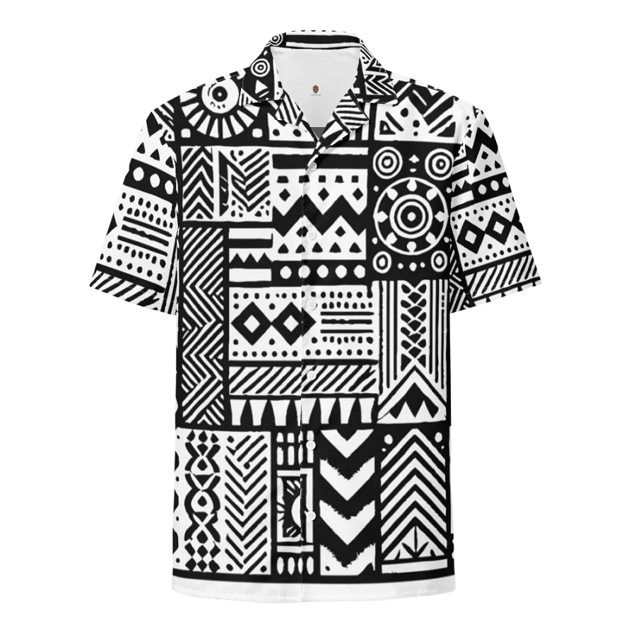 Geometric African Hawaiian Shirt product image (8)