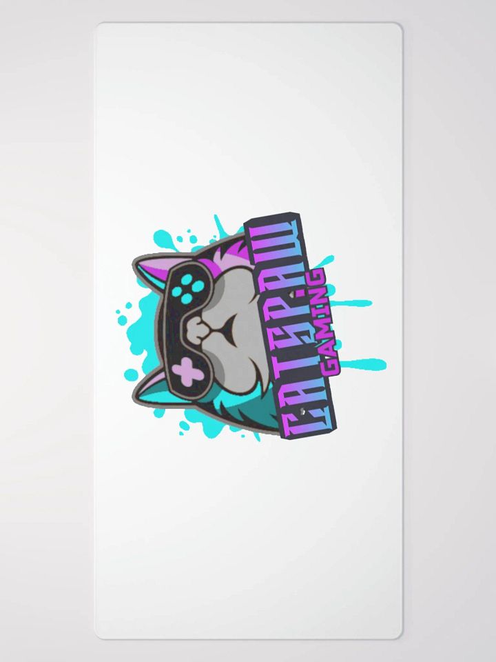 Cats Paw Gaming Logo Gaming Mat 36×18 product image (2)