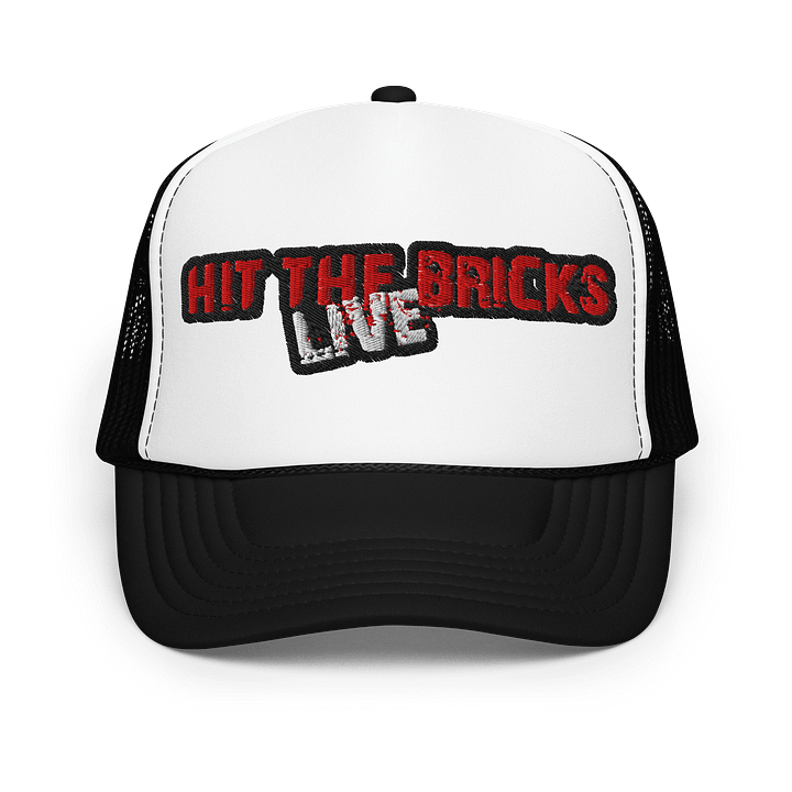 Hit the Bricks Embroidered Trucker Hat product image (6)