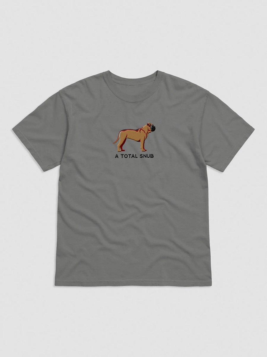 A Total Snub T-Shirt(Embroidered) of an English Mastiff product image (5)