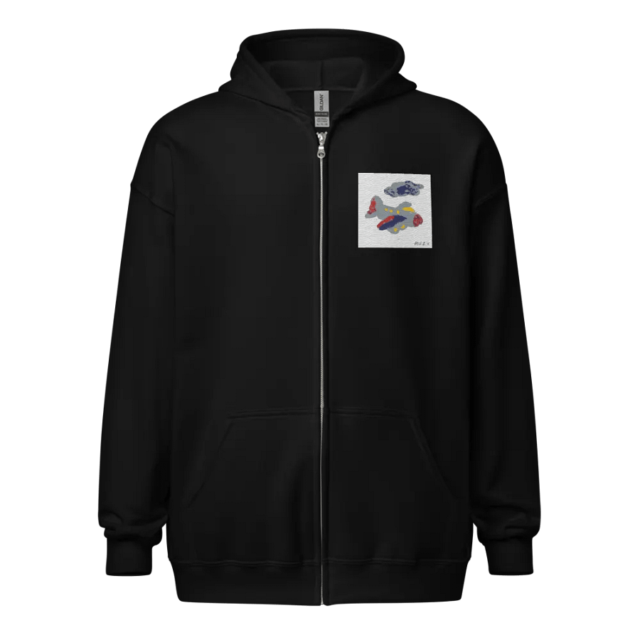 Kid Airplane (Gildan Unisex Heavy Blend Zip Hoodie) product image (1)