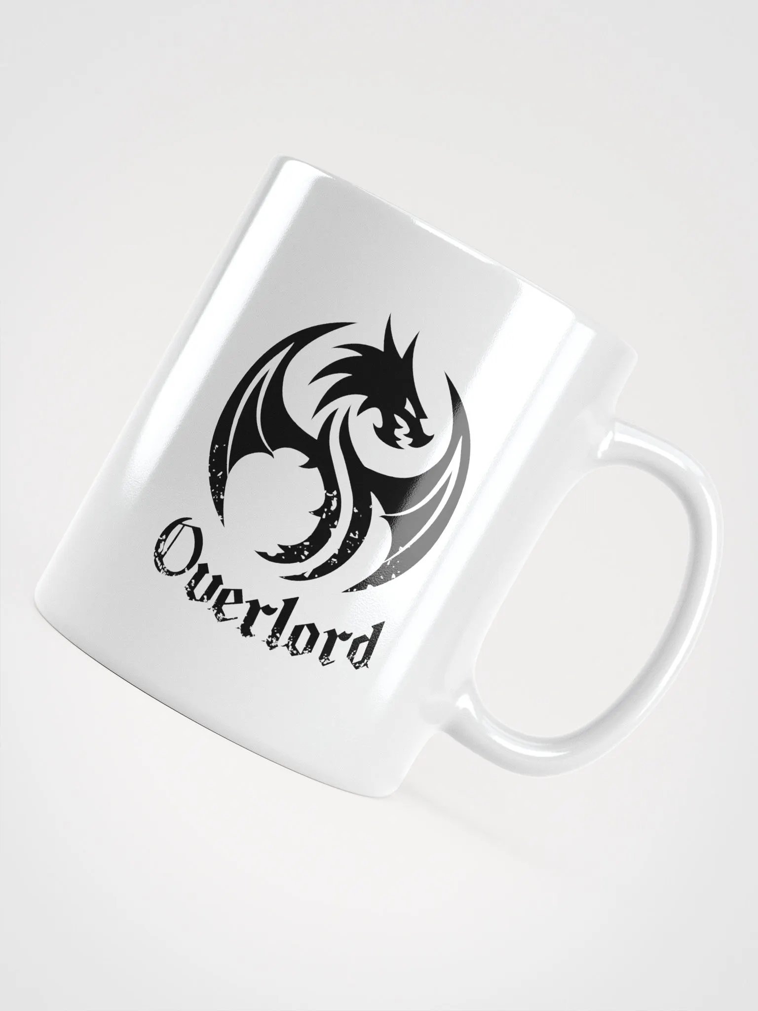 Overlord White Mug (Black) product image (4)