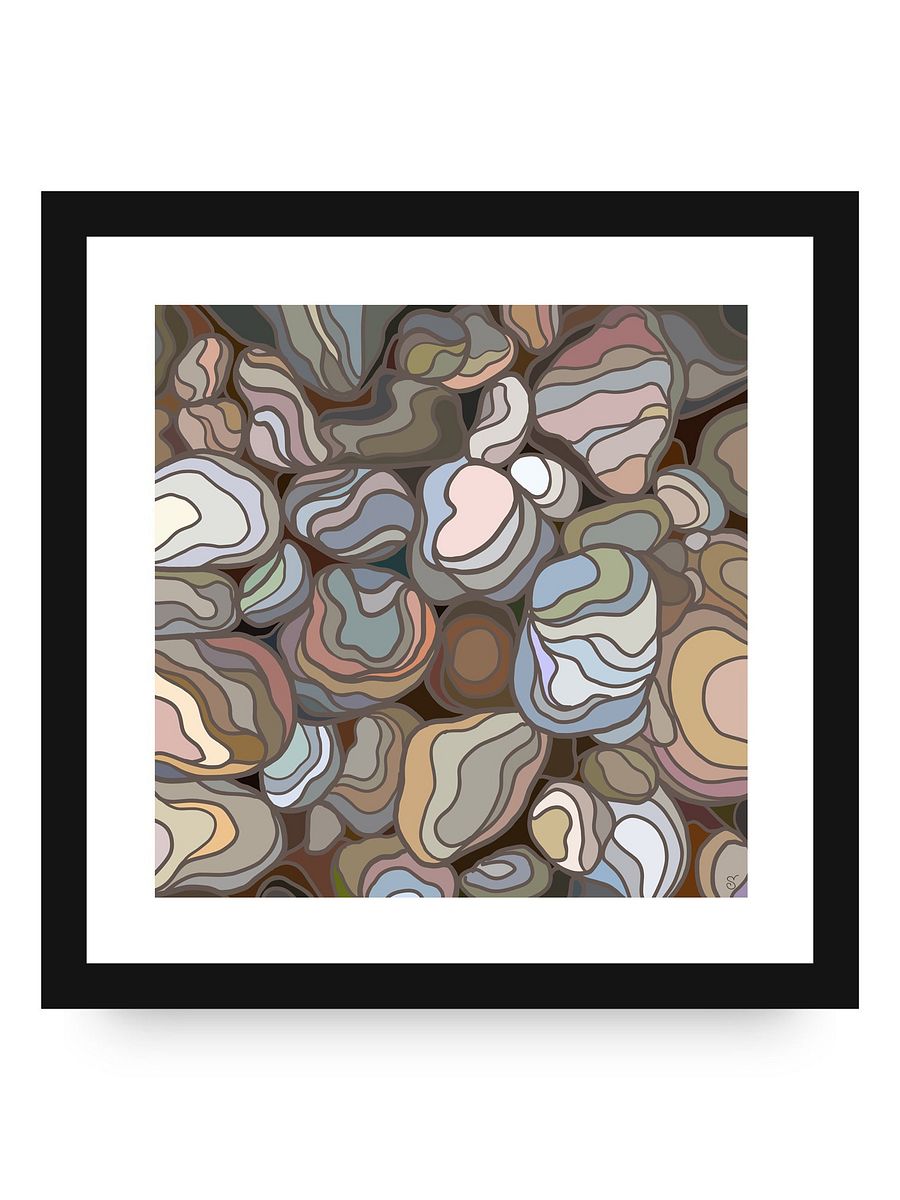 Organic Layers Matte Poster - Stones No. 3 product image (22)