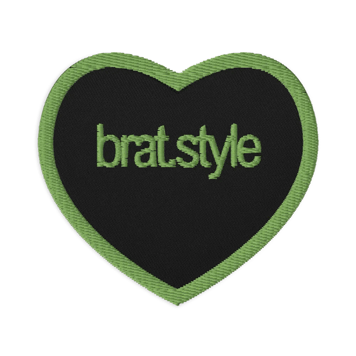 the bratstyle embroidered patch - heart product image (1)